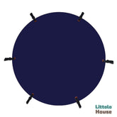 Neutral Jersey Velvet Stretch Layer L034 | Navy Blue